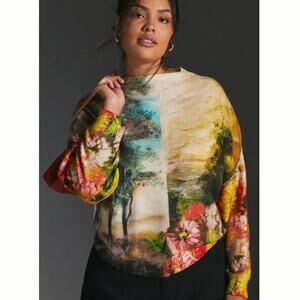 Anthropologie Pilcro Swarm 100% Cashmere Alani Sweater